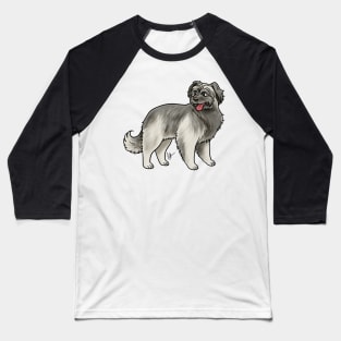 Dog - Pyrenean Shepherd - Gray Baseball T-Shirt